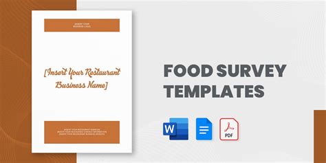 Food Survey Template