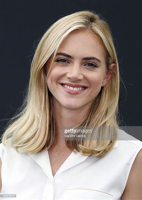 Us Actress Emily Wickersham Poses During A Photocall For The Tv Show