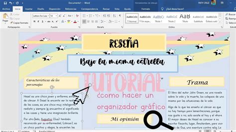 word 2 aprende a hacer un organizador gráfico YouTube