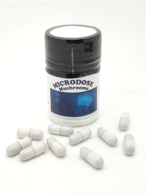 Microdose Mushroom Capsules 100mg 20 Capsules