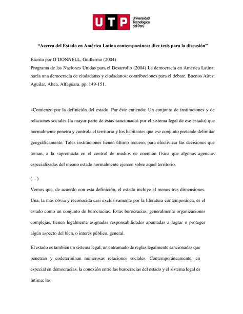 S11 T1 Acerca del Estado en América Latina contemporánea Acerca del