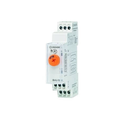 Crouzet Timer Ba2R Syr Line DIN Rail Mount 17 5 MM 2 Relays 8A