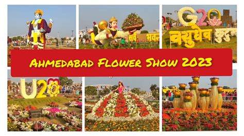 Ahmedabad Flower Show Flower Show Riverfront India Sabarmati