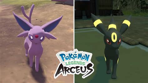 How to Evolve Eevee into Umbreon and Espeon in Pokémon Legends Arceus