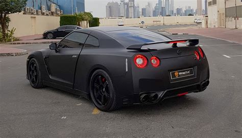 Nissan GTR - Black Matt wrap | WrapStyle