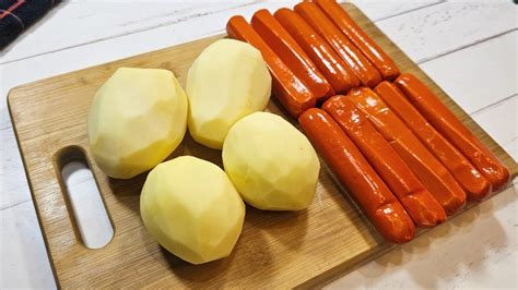 VOCÊ TEM BATATA E SALSICHA NA SUA CASA Faça está receita fácil e