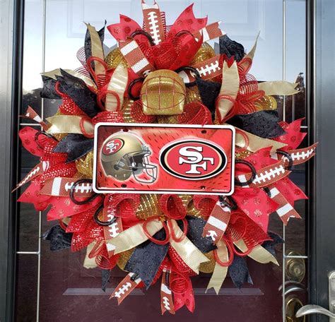 49ers Wreath San Francisco 49ers Superbowl Wreath Sf 49ers Wreath