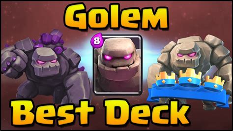 Clash Royale Best Golem Deck And Crown Strategy For Arena