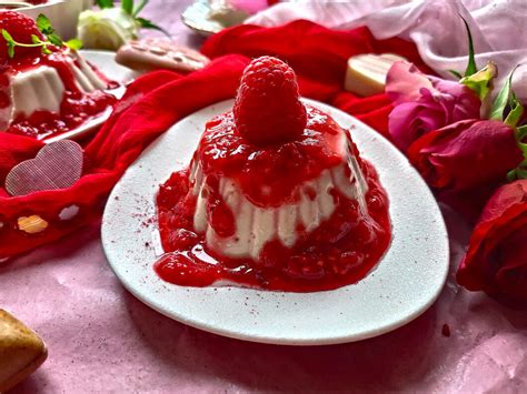 Rose Scented Raspberry Panna Cotta Sweet And Spice Odyssey