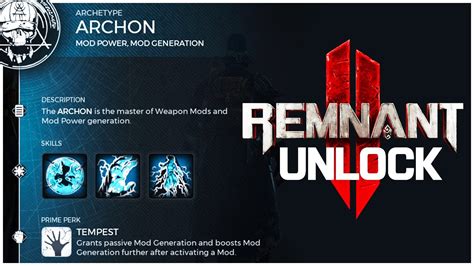 Secret Remnant Archon Archetype And How To Unlock It Remnant Class