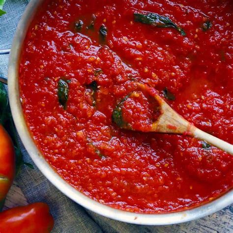 fresh tomato sauce  basil recipe  jacob mauldin blog