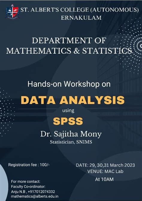 Hands On Workshop On Data Analysis Using Spss St Albert S College