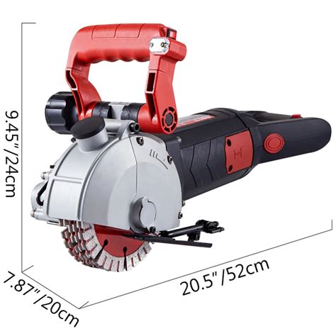 VEVOR Cortadora de Ranuras de Pared 6200 rpm min Máquina Cortadora de