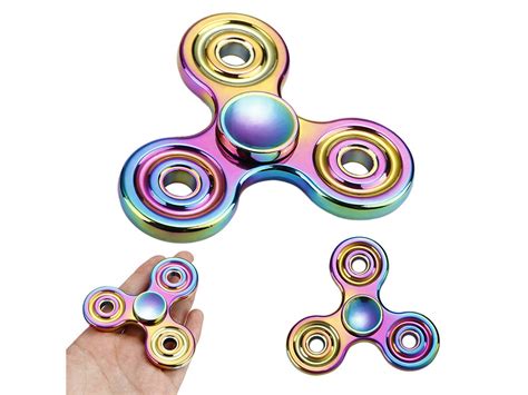 Spinner Hand Fidget Metalik Metalowy Tęcza VERK GROUP Sklep EMPIK