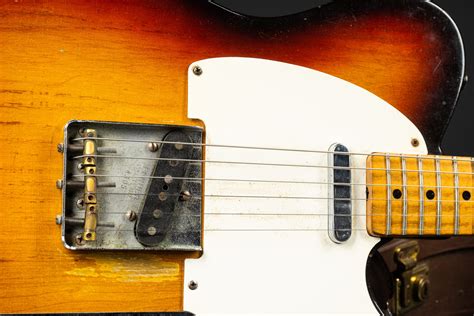 1952 Fender Telecaster – 1958 Factory Refin Sunburst – GuitarPoint