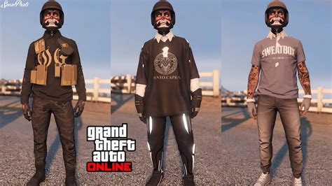 Gta V Online 12 Male Outfit Coponents Youtube