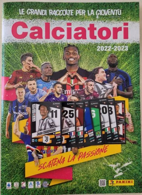 ALBUM PANINI FIGURINE Calciatori 2022 2023 Con 8 Figurine Nuovo Vuoto