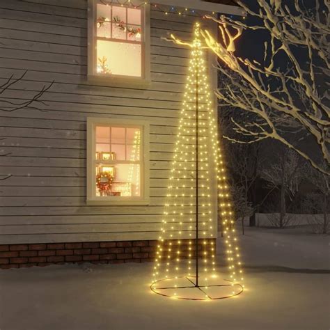 Tidyard Albero Natalizio Di Natale Artificiale A Cono Con Luci LED 723