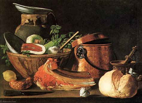 Oil Painting Replica Still Life 1770 by Luis Egidio Meléndez 1716