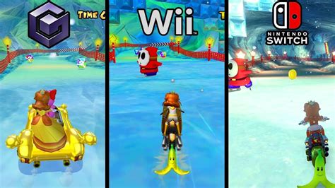 GCN Sherbet Land Mario Kart Double Dash GCN Vs Mario Kart Wii Vs