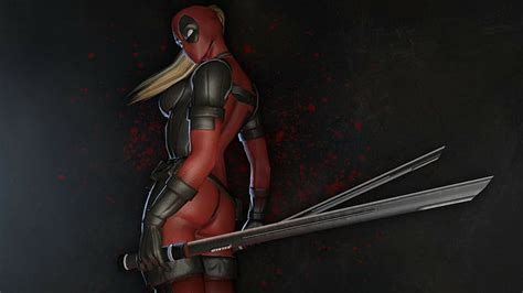 Lady Deadpool Wallpaper 1920x1080