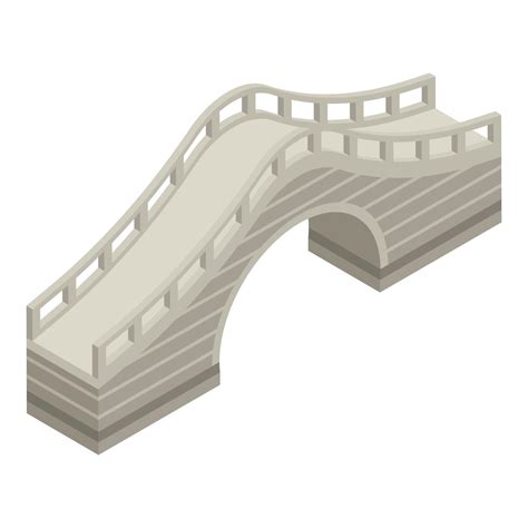 Romantic Bridge Icon Isometric Style 15202407 Vector Art At Vecteezy