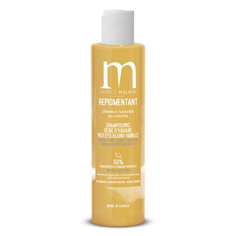 Shampoing Repigmentant Ocre D Havane Patrice Mulato Cosmeticoiffbeauty