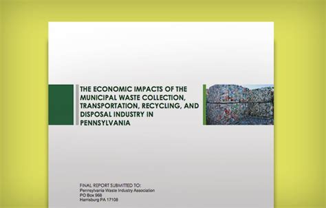 Economic Impact Report — Pennsylvania Waste Industries Association