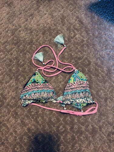 Victorias Secret Bikini Swimsuit Set Reversible Top M Bottom M Ebay