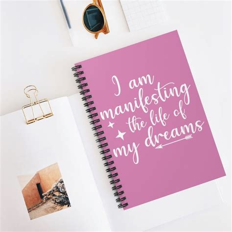 Manifest My Dream Life Notebook In 2021 Manifestation Dream Life