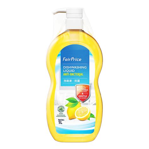 Fairprice Dishwashing Liquid Refill Antibacterial Ntuc Fairprice