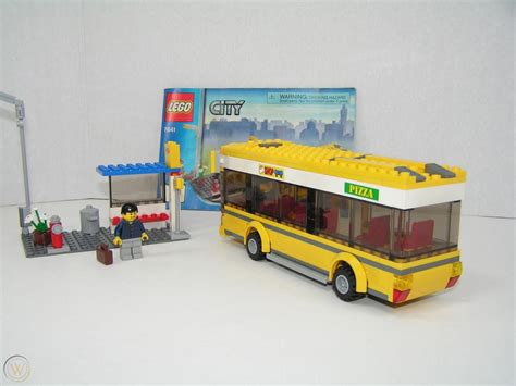 Lego City Yellow Bus & Bus Stop Only From Set 7641 | #1786402017