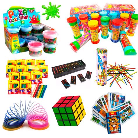 Brinquedos Para Lembrancinhas No Atacado - Kit 100 Brinquedos Lembrancinha Atacado Diversos Coloridos Mola Maluca ...