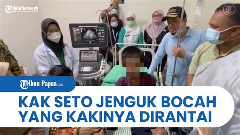 Jenguk Bocah Viral Yang Kakinya Dirantai Kak Seto Sebut Korban Alami