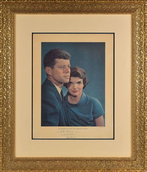 John F Kennedy Signed Photograph By Yousuf Karsh