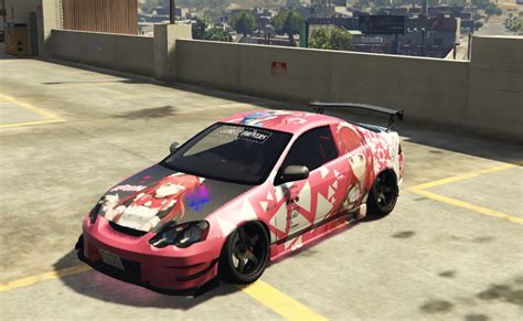 Sao Rain Livery For Honda Integra Type R Dc Itasha Gta Mods