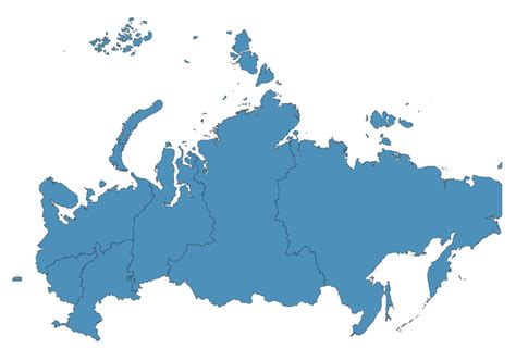 Russia Map Transparent