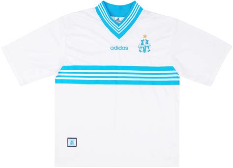 1996 97 Olympique Marseille Home Shirt Excellent XL