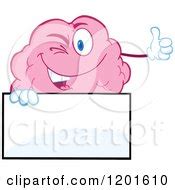 Cartoon Of A Black And White Brain Mascot With Dollar Eyes Royalty