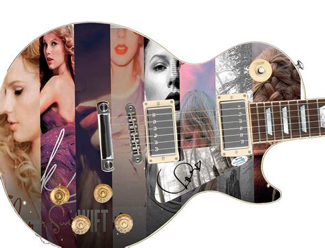 Taylor Swift Signed Custom Graphics Guitar - CharityStars