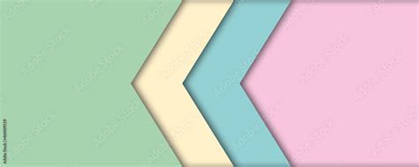 Pastel Arrows Overlapping Panoramic Layout Abstract Background