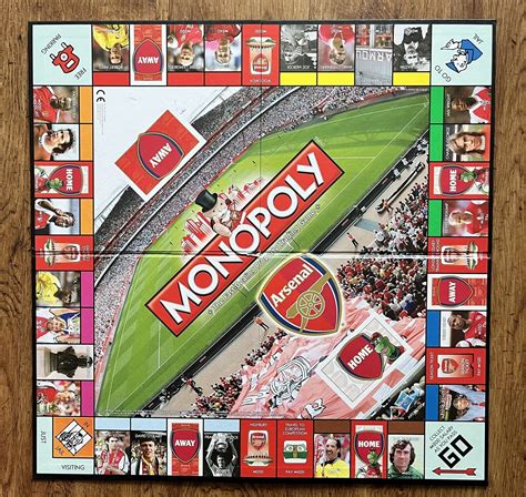 Monopoly Arsenal Football Club Board Game Complete Ebay