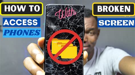 How To Access And Use Your Phone With Broken Screen With Pc Youtube