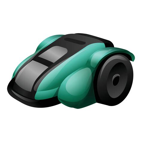 Small lawn mower icon cartoon vector. Garden equipment 14918129 Vector ...