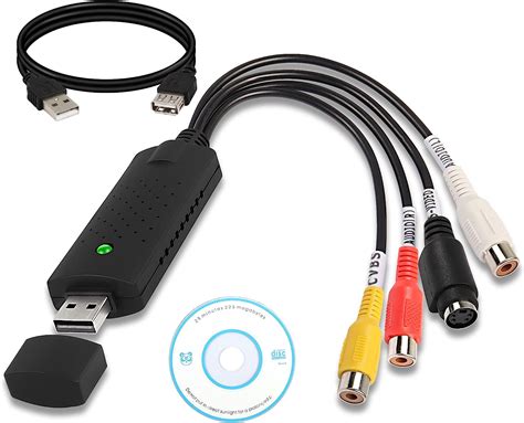 MEIRIYFA Câble adaptateur de capture audio vidéo USB 2 0 convertisseur