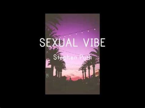 Stephen Puth Sexual Vibe Lyrics Youtube