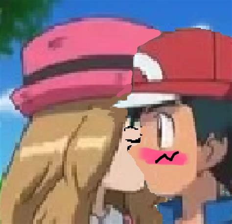 Ash And Serena kiss by Danny45Music on DeviantArt