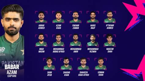 Latest Pakistan Announce Squad For Mens T20 World Cup 2024