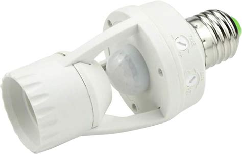 Uonlytech 100 240v Ac E27 Led Infrared Light Socket Motion Sensor Lamp