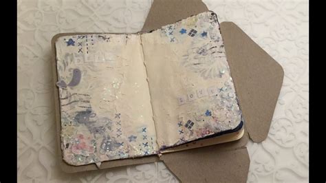 Diy Moleskine Postal Notebook Greeting Card Youtube